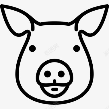 猪头动物群直系图标图标