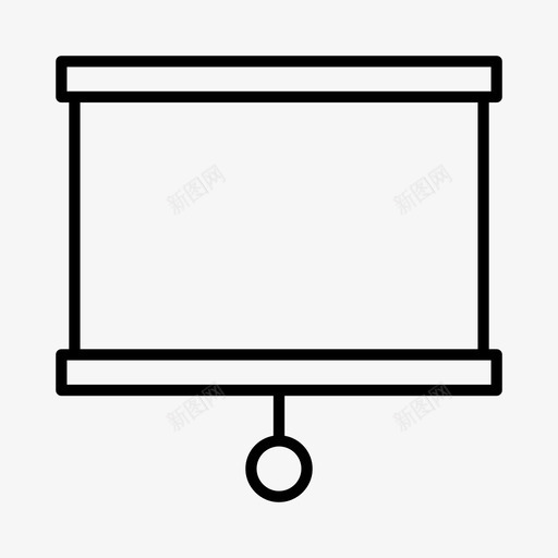投影屏幕商业公司图标svg_新图网 https://ixintu.com 公司 办公室 商业 工作 投影屏幕 演示