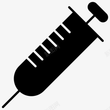 注射器疫苗固体药物图标图标