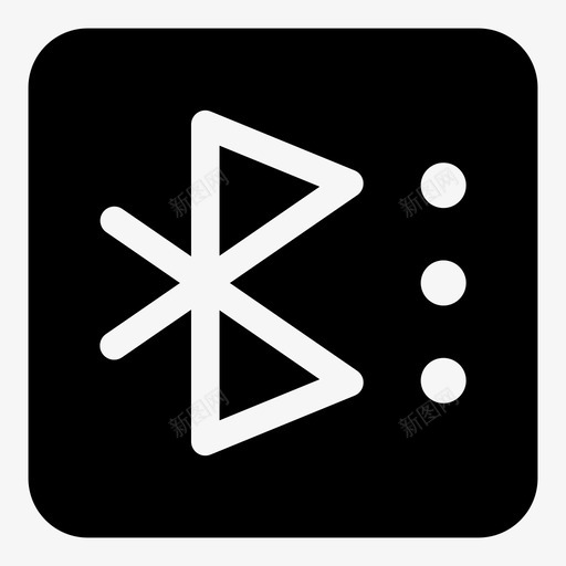 蓝牙连接可配对图标svg_新图网 https://ixintu.com 共享设备 可配对 无线 蓝牙 连接