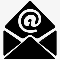 收件集电子邮件联系人信封图标高清图片