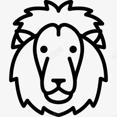 狮子头动物群直系图标图标