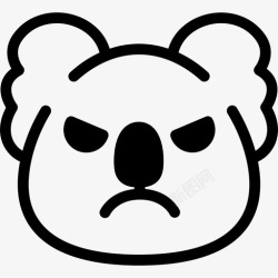 树熊表情树熊表情图标高清图片