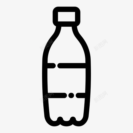瓶子饮料玻璃杯图标svg_新图网 https://ixintu.com 厨房 果汁 柠檬水 玻璃杯 瓶子 饮料