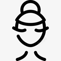 女性眼部图片女性眼部护理女士直系图标高清图片
