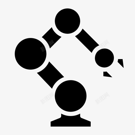 机器人工厂工业图标svg_新图网 https://ixintu.com 工业 工厂 智能装置固体 机器人 机器人手臂