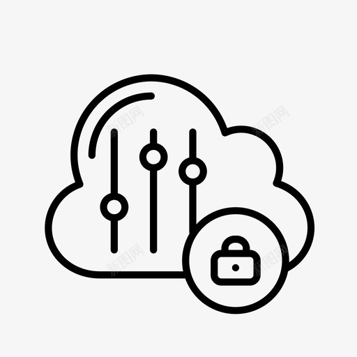 云设置安全gdpr隐私策略图标svg_新图网 https://ixintu.com gdpr gdpr数据隐私安全 云设置安全 安全 隐私策略