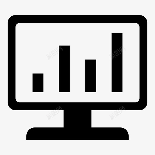 统计业务图表图标svg_新图网 https://ixintu.com 业务 业务办公室 图表 显示 统计