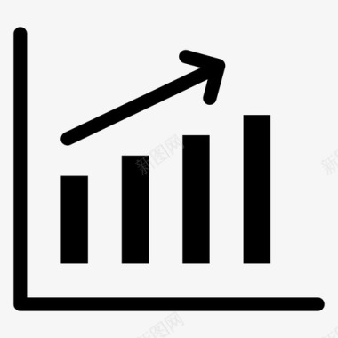 柱状图分析商业分析图标图标