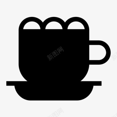 喝咖啡杯子图标图标