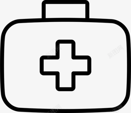 急救急救箱药品单薄图标图标