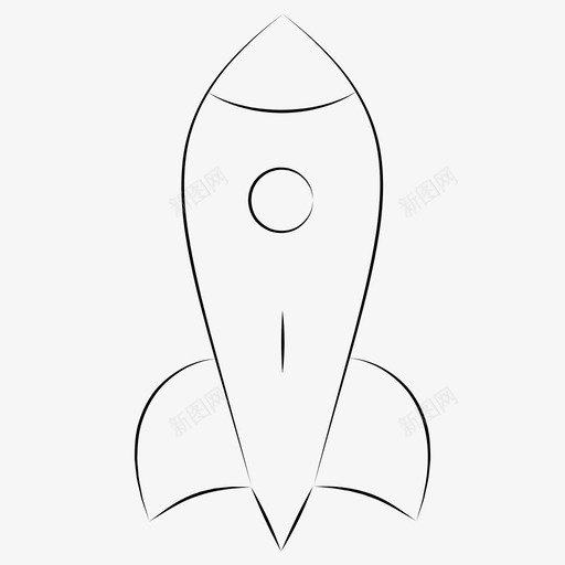 发射火箭启动图标svg_新图网 https://ixintu.com 发射 启动 手绘网页开发 火箭