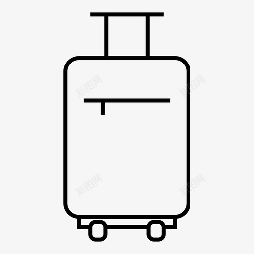 行李旅行旅行箱图标svg_新图网 https://ixintu.com 旅行 旅行箱 行李