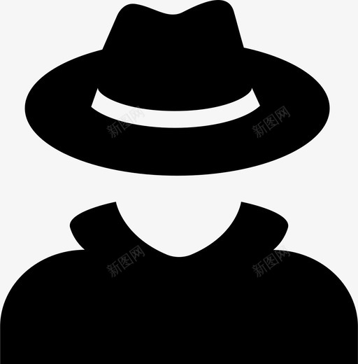 探员匿名者黑客图标svg_新图网 https://ixintu.com 个人 匿名者 安全 探员 未知 黑客