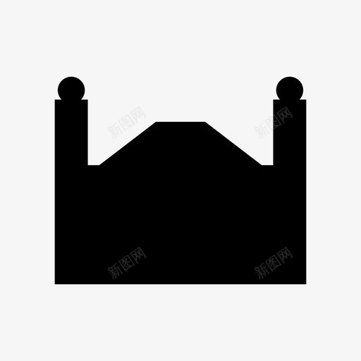 大门建筑房屋图标svg_新图网 https://ixintu.com 大门 安保 室外 建筑 房屋