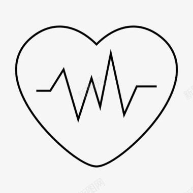 心跳健康心脏病图标图标