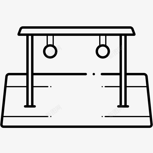 体操套环活动攀岩图标svg_新图网 https://ixintu.com 体操套环 单杠 攀岩 活动 锻炼