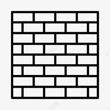 砖建筑砖墙图标图标