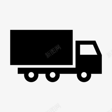 货车送货物流图标图标