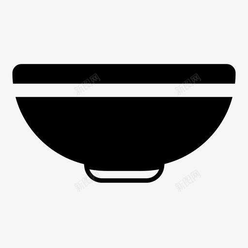 碗食物汤图标svg_新图网 https://ixintu.com 汤 碗 食物