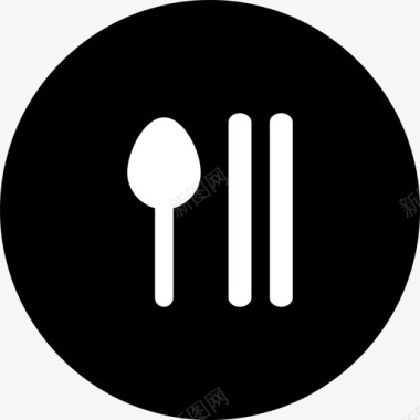 易卡通微信端ICON_用户-餐饮图标