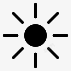 海上升起的太阳太阳明亮早晨的太阳图标高清图片