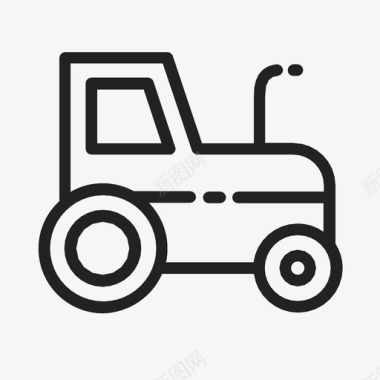 拖拉机农业运输图标图标