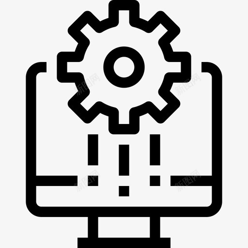 开发计算机管理图标svg_新图网 https://ixintu.com 开发 管理 网页设计和网页开发 计算机 过程