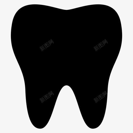 牙齿臼齿口腔科图标svg_新图网 https://ixintu.com 口腔科 海滩 牙齿 臼齿