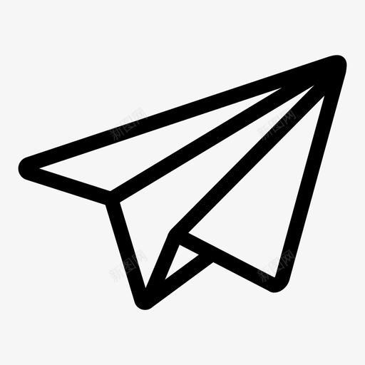 纸飞机飞机童年图标svg_新图网 https://ixintu.com 信息 发送信息 折纸 童年 纸飞机 飞机