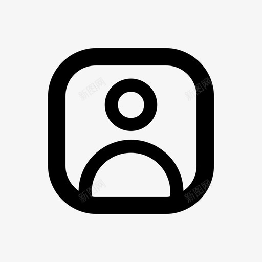 个人资料账户头像图标svg_新图网 https://ixintu.com 个人简介 个人资料 头像 用户 账户