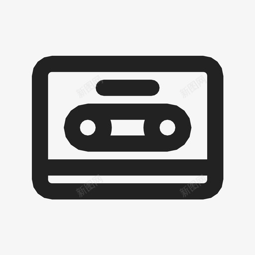 混音磁带音频磁带图标svg_新图网 https://ixintu.com 多媒体 混音磁带 磁带 音乐 音频