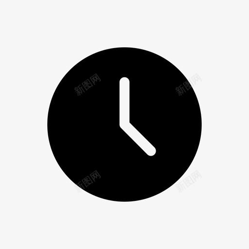 时钟时间用户界面图标svg_新图网 https://ixintu.com 时钟 时间 用户界面
