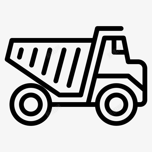 自卸车重型运输图标svg_新图网 https://ixintu.com 自卸车 车辆 运输 运输大纲 重型
