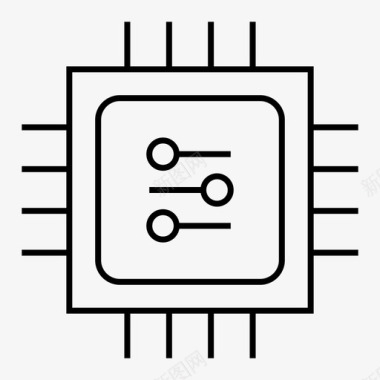 机器人处理器图标图标