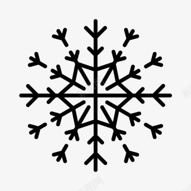 雪花高山圣诞节图标图标