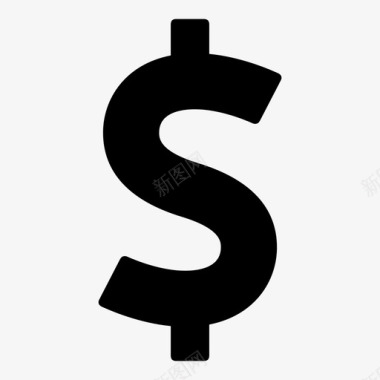 美元现金美元符号图标图标