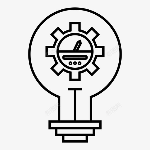 电力工业灯具图标svg_新图网 https://ixintu.com 制造 工业 灯具 生产 电力