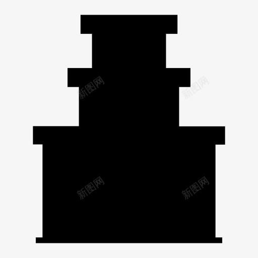 建筑大厦摩天大楼图标svg_新图网 https://ixintu.com 塔 塔轮廓 大厦 建筑 摩天大楼