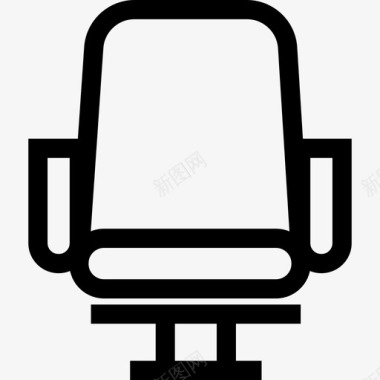 舒适的建筑舒适的椅子图标图标