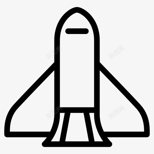 宇宙飞船航天飞机图标svg_新图网 https://ixintu.com 宇宙飞船 航天飞机