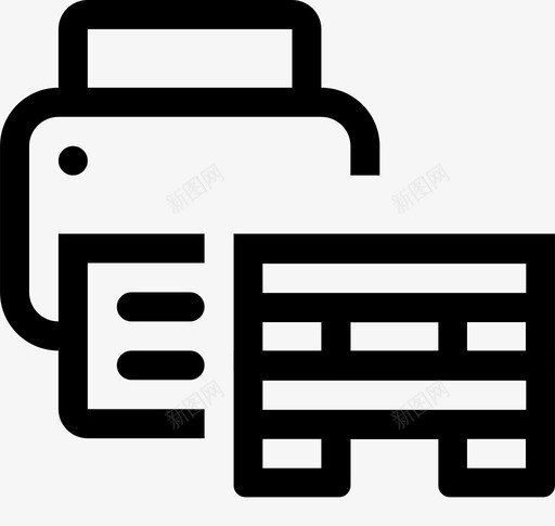 打印机托盘纸张图标svg_新图网 https://ixintu.com 产品 打印机 托盘 纸张