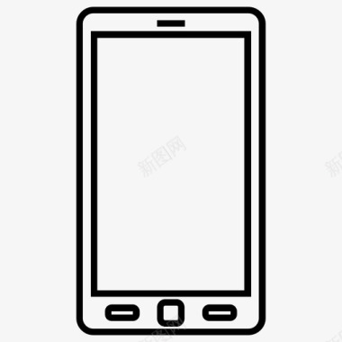 智能手机androidgadget图标图标