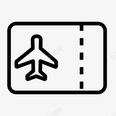 机票假期旅行图标图标