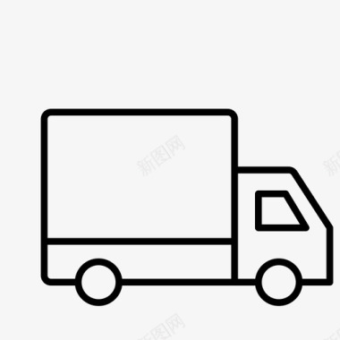货运卡车送货运输图标图标