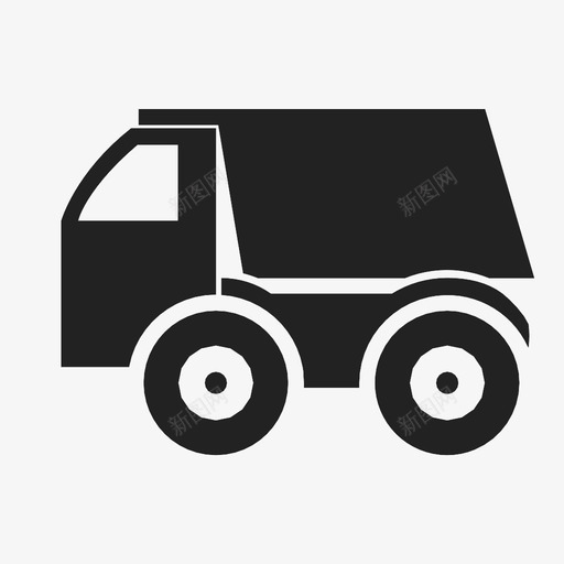 自卸车自动汽车图标svg_新图网 https://ixintu.com 汽车 自动 自卸车 载重 重型