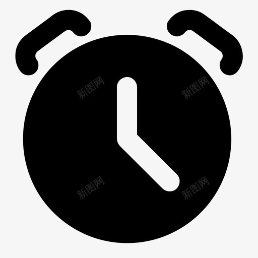 闹钟提醒器铃声图标svg_新图网 https://ixintu.com 基本图标所有尺寸 提醒器 计时器 铃声 闹钟