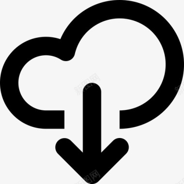 cloud-download-云下载图标