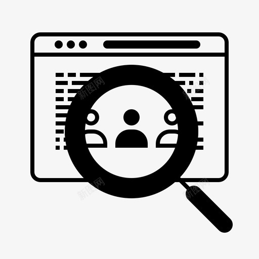 数据隐私策略gdpr放大镜图标svg_新图网 https://ixintu.com gdpr gdpr数据隐私策略glyph 搜索 放大镜 数据隐私策略