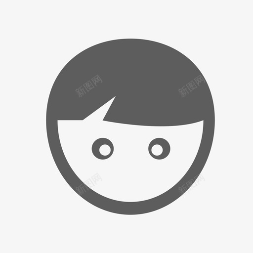 人脸识别svg_新图网 https://ixintu.com 人脸识别 填充